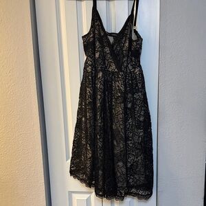 Torrid Black Lace Midi Dress